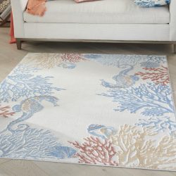 Nourison Seaside SDS03 Ivory Area Rug