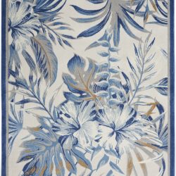Alternative view of Nourison Seaside SDS02 Ivory Blue Area Rug