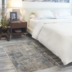 Nourison Quarry QUA02 Blue Beige Area Rug