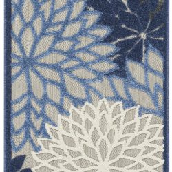 Alternative view of Nourison Aloha ALH05 Blue Area Rug