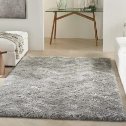 Nourison Dreamy Shag DRS03 Grey Area Rug