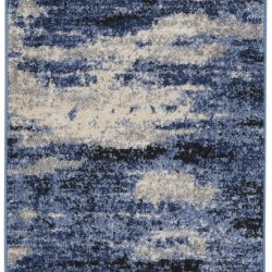Alternative view of Calvin Klein River Flow RFV01 Blue Area Rug