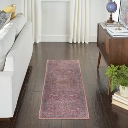 Nicole Curtis Machine Washable Series 1 SR102 Brick Area Rug