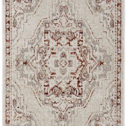 Alternative view of Nourison Carina CNA01 Brick Silver Area Rug
