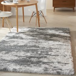 Nourison Dreamy Shag DRS02 Charcoal Area Rug