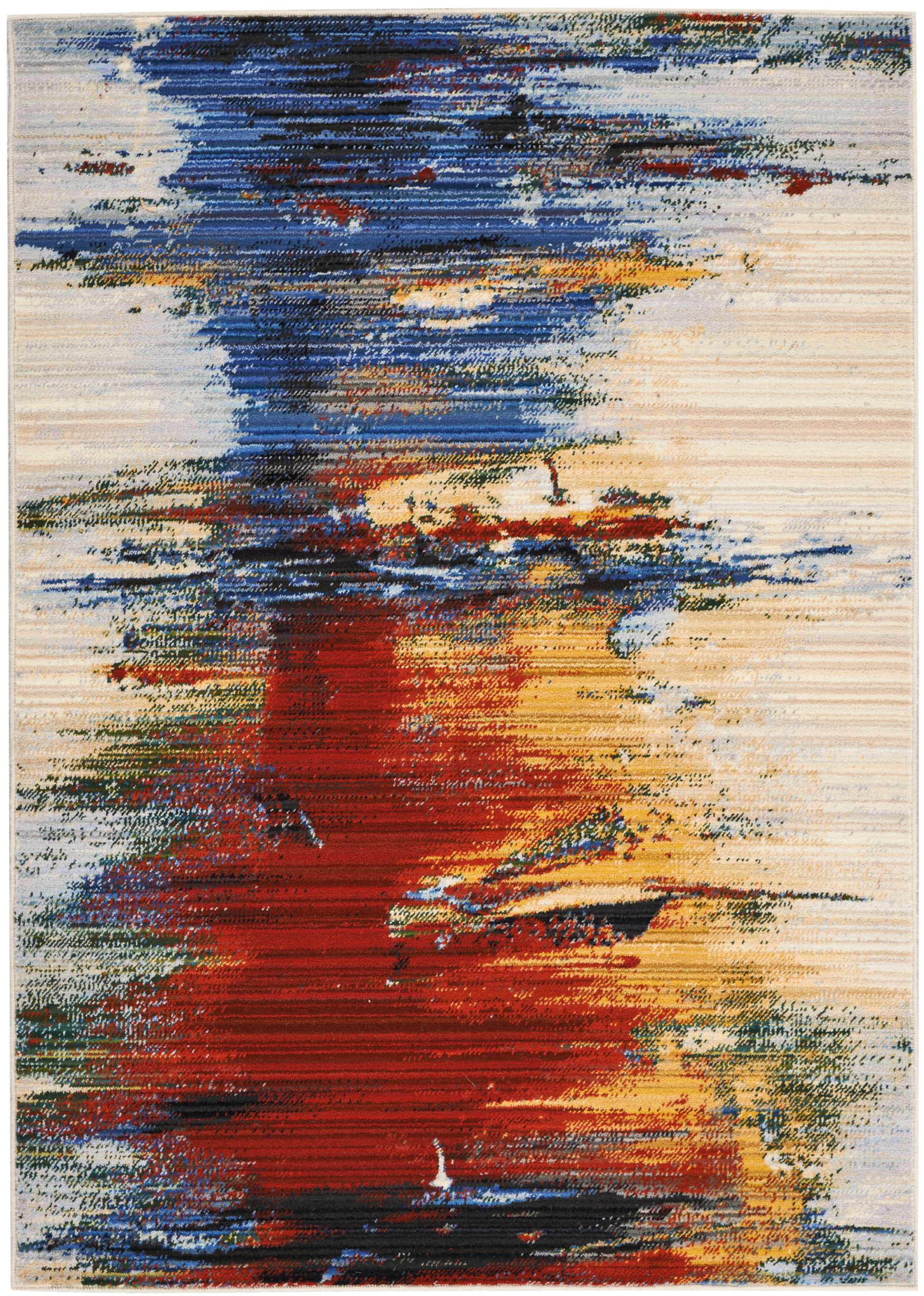 Nourison Chroma CRM05 Crimson Tide Area Rug - Image 2