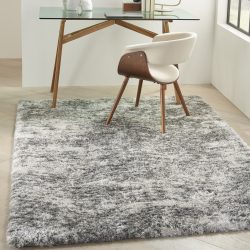Nourison Dreamy Shag DRS04 Charcoal Grey Area Rug