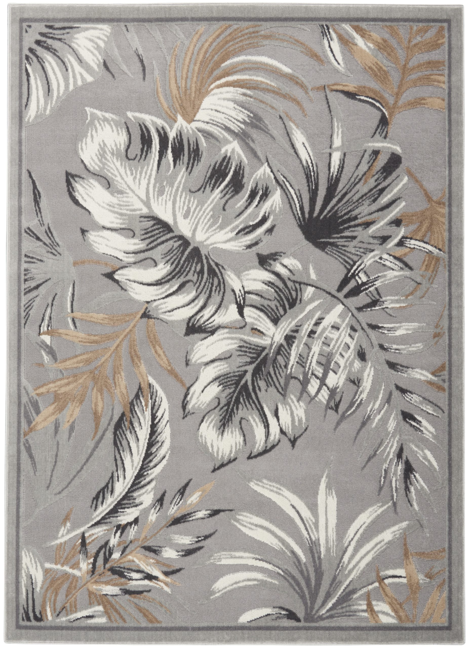 Nourison Seaside SDS01 Grey Area Rug - Image 2
