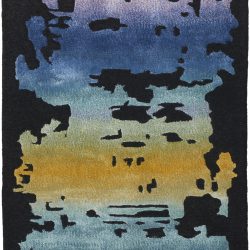Alternative view of Nourison Prismatic PRS23 Black Area Rug
