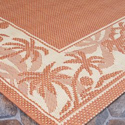 Alternative view of Couristan RECIFE TROPICS NATURAL Area Rug