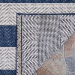 Alternative view of Couristan AFUERA YACHT CLUB MIDNIGHT BLUE Area Rug