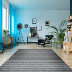 Couristan AFUERA BEACHCOMBER ANTHRACITE Area Rug