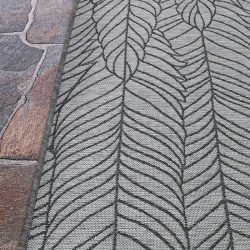 Alternative view of Couristan DOLCE MAJORELLE SILVER-BLACK Area Rug
