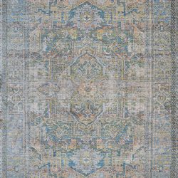 Alternative view of Couristan HALLI ANTIQUE LAVAR SKYBLU-STONE-MLT Area Rug