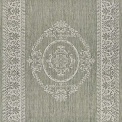 Alternative view of Couristan RECIFE ANTIQUE MEDALLION SAGE LEAF Area Rug