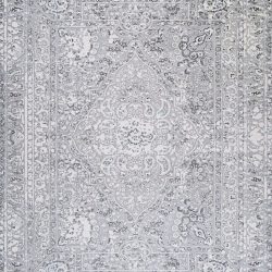 Couristan BROCATELLE BELLE FLEUR SILVER Area Rug