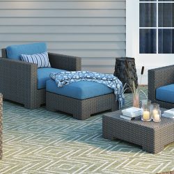 Couristan RECIFE CABANA TILE SAGE LEAF Area Rug
