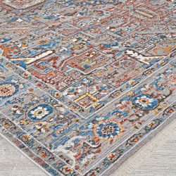 Alternative view of Couristan HALLI KERMAN BRICK-BROWN-MLT Area Rug