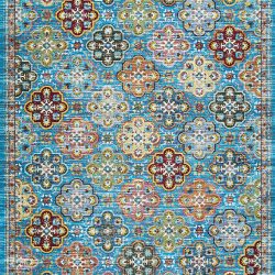 Couristan GYPSY NAMEH BLUE TOPAZ Area Rug