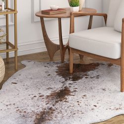 Alternative view of Couristan PRAIRIE HIDES GEILO IVORY-BUCK Area Rug