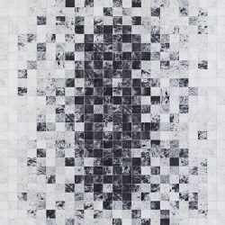 Alternative view of Couristan PRAIRIE HYGEE BLOCKS COAL Area Rug