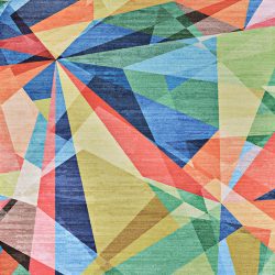 Alternative view of Couristan RAINBOW RETRO MULTI Area Rug