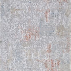 Couristan BROCATELLE WISTERIA FLOWER POT-CREAM Area Rug
