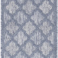 Alternative view of Nourison Easy Care NES01 Denim Blue Area Rug
