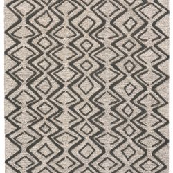 Feizy Enzo Geometric 8733F Taupe Area Rug