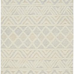 Alternative view of Feizy Anica Geometric 8005F Ivory Area Rug