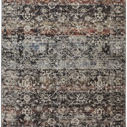 Alternative view of Feizy Caprio Distressed 3962F Blue Area Rug