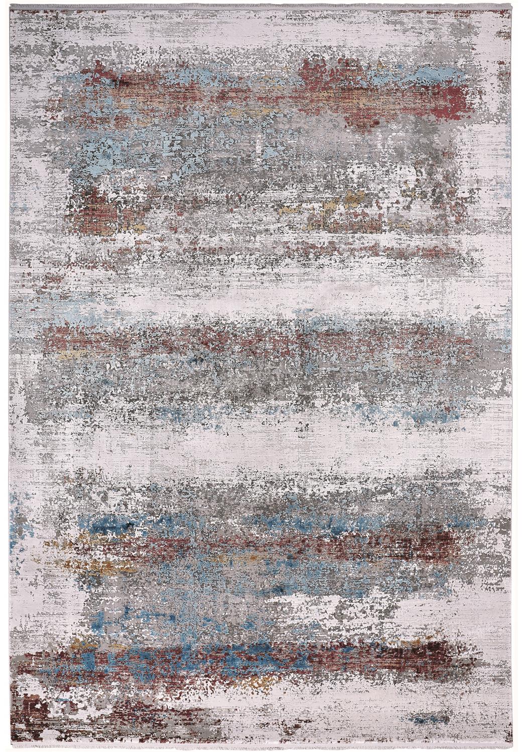 Feizy Cadiz Abstract 3902F Grey Area Rug - Image 2