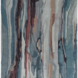 Alternative view of Feizy Amira Watercolor 8634F Blue Area Rug