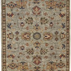 Alternative view of Feizy Carrington Ornamental 6503F Grey Area Rug
