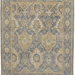 Alternative view of Feizy Carrington Ornamental 6502F Blue Area Rug