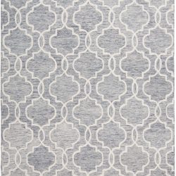 Alternative view of Feizy Belfort Trellis 8775F Grey Area Rug