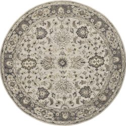 Alternative view of Feizy Eaton Ornamental 8399F Grey Area Rug