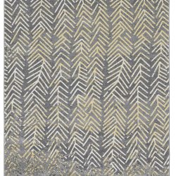 Feizy Bleecker Distressed 3604F Grey Area Rug