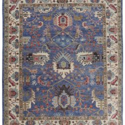 Alternative view of Feizy Beall Ornamental 6708F Blue Area Rug