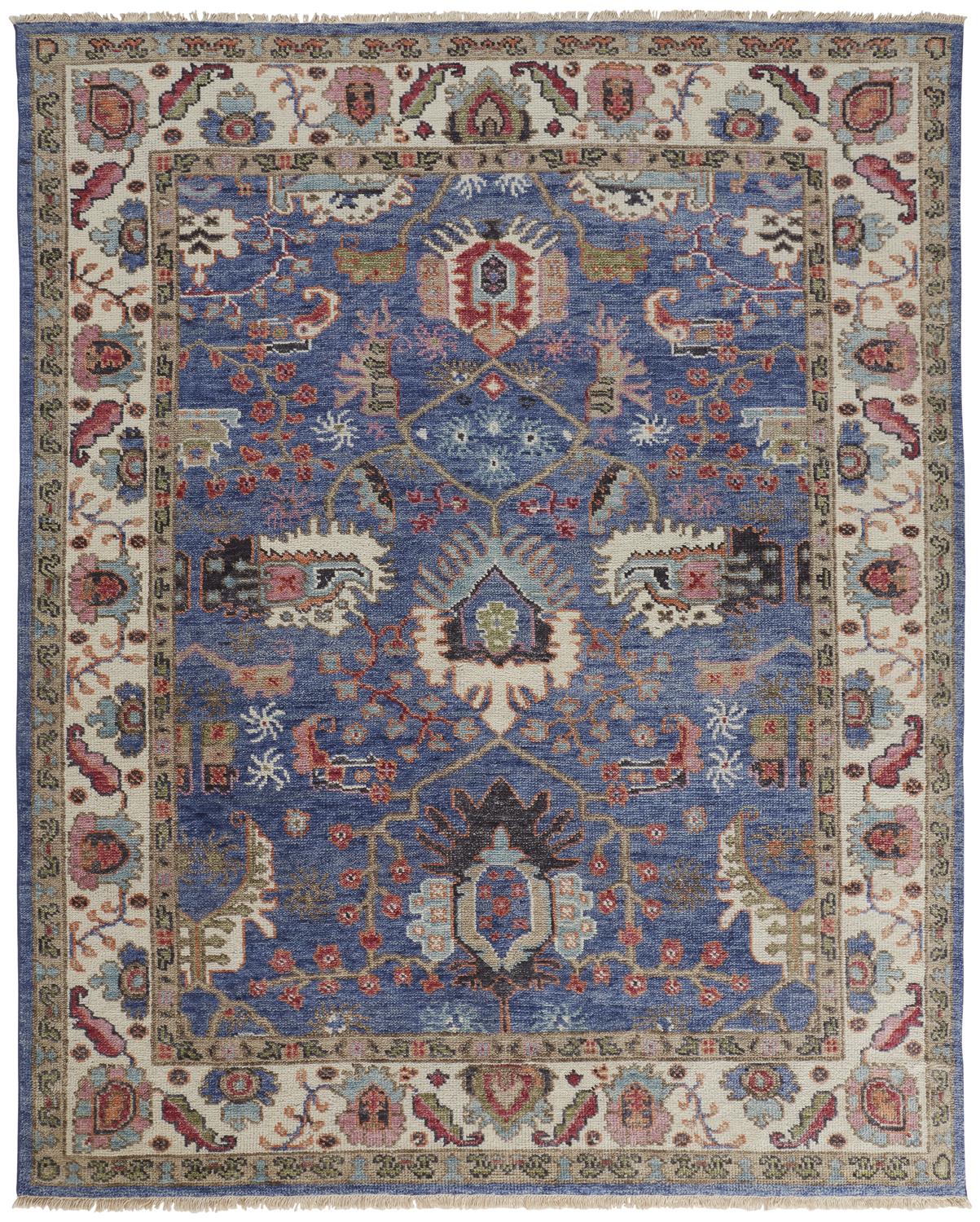 Feizy Beall Ornamental 6708F Blue Area Rug - Image 2