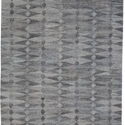 Alternative view of Feizy Beckett Geometric 0814F Grey Area Rug