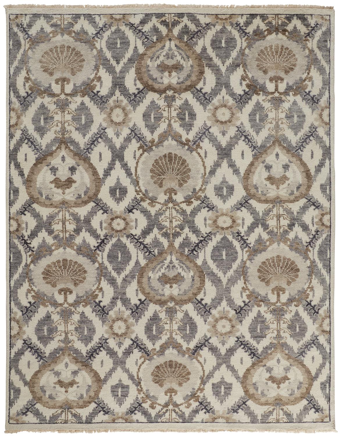 Feizy Beall Ornamental 6712F Beige Area Rug - Image 2