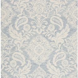 Alternative view of Feizy Belfort Paisley 8776F Blue Area Rug