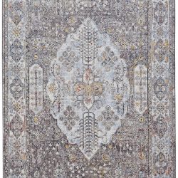 Alternative view of Feizy Armant Medallion 3906F Grey Area Rug