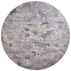 Alternative view of Feizy Asher Distressed 8772F Grey Area Rug