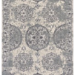 Feizy Akhari Distressed 3684F Grey Area Rug