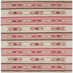 Alternative view of Feizy Bode Serape I0759 Red Area Rug