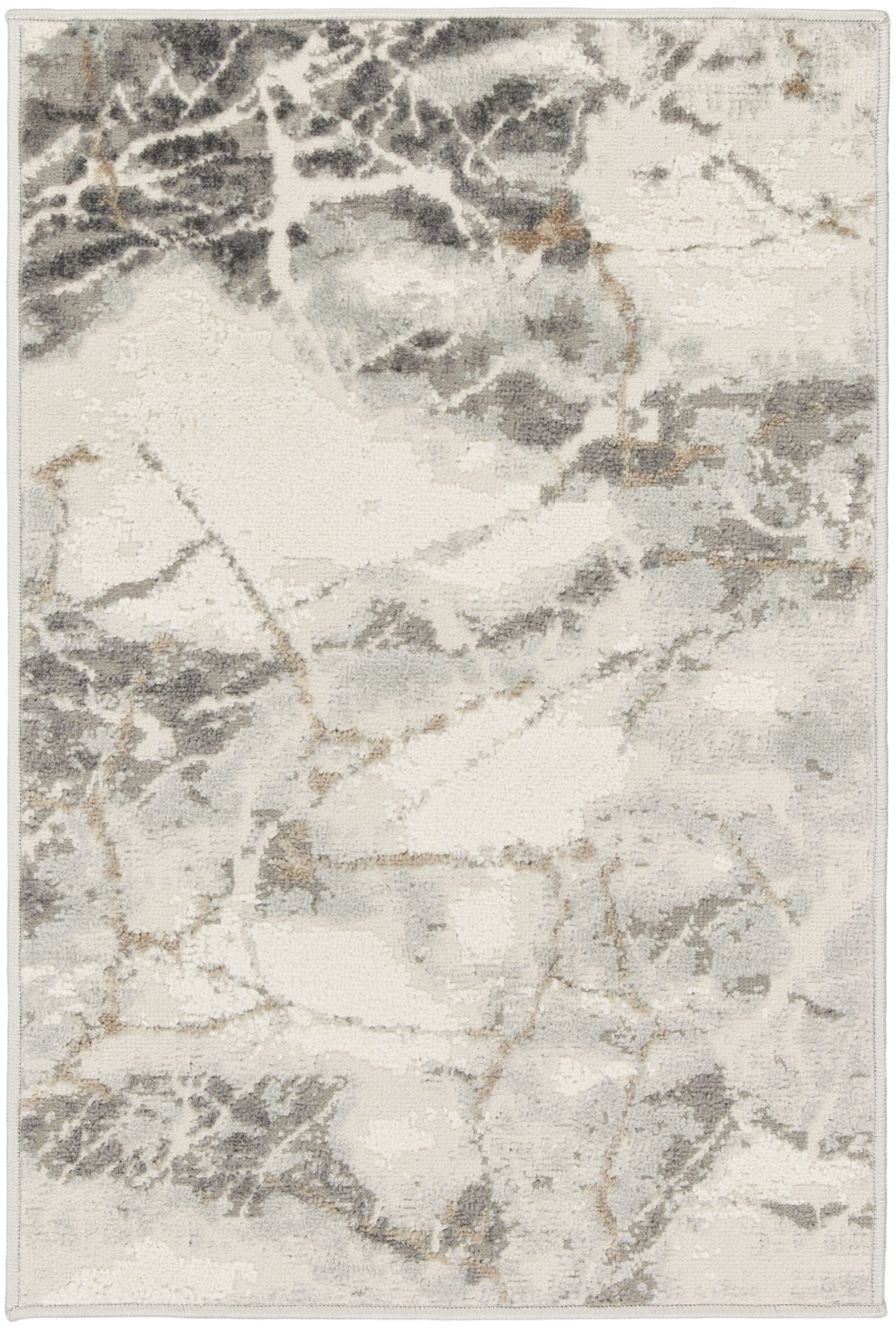 Nourison Elation ETN13 Ivory Grey Area Rug - Image 2