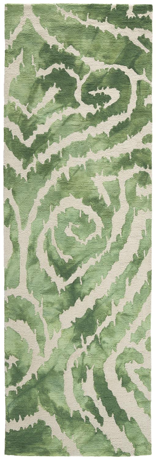 Feizy Camila Ikat I8061 Green Area Rug - Image 2