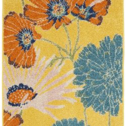 Alternative view of Nourison Allur ALR06 Yellow Multicolor Area Rug